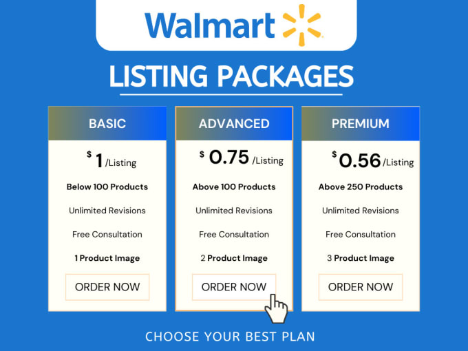 Gig Preview - Upload and optimize your walmart product listing