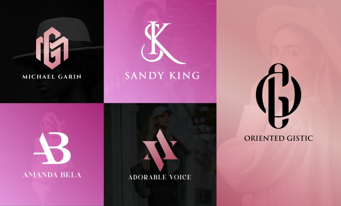 Gig Preview - Do monogram for fashion, cothing and personal name logo