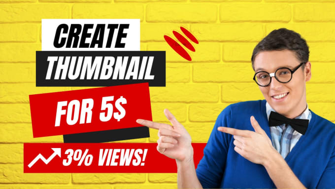 Gig Preview - Design catchy youtube thumbnail in 90 minutes