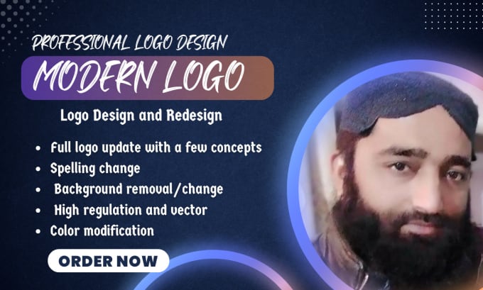 Gig Preview - Do professional logo design with copyrights or modern redesigns and redraws