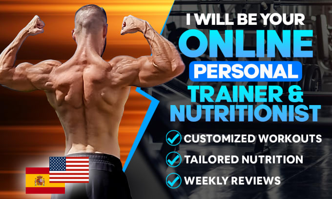 Gig Preview - Be your online personal trainer and nutritionist