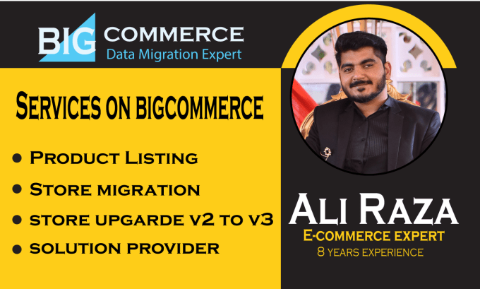 Gig Preview - Do bigcommerce v2 to v3 store migration