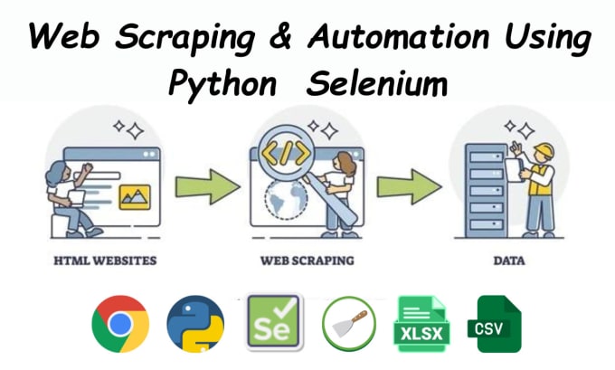 Gig Preview - Do data mining web scraping data extraction and data entry