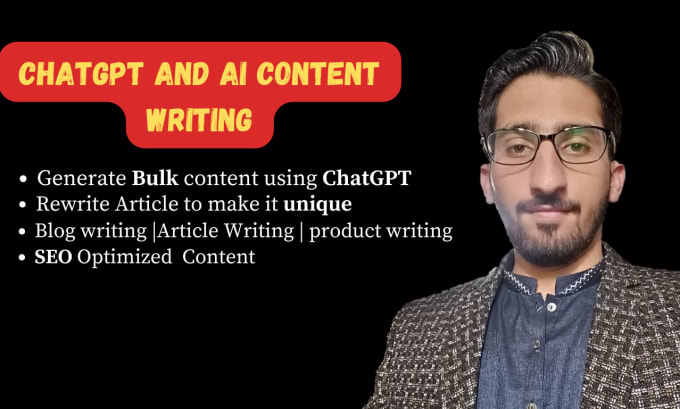 Gig Preview - Write chatgpt article and edit it with SEO keywords