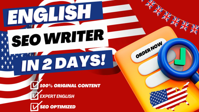 Gig Preview - Be your SEO content writer in english