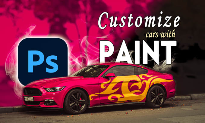 Gig Preview - Digitally customize cars with paint, stickers, and custom designs