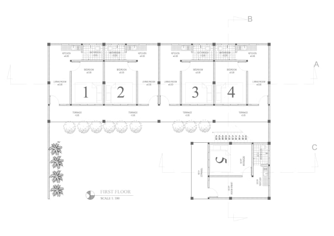 Gig Preview - Be your design 2d floor plan in autocad