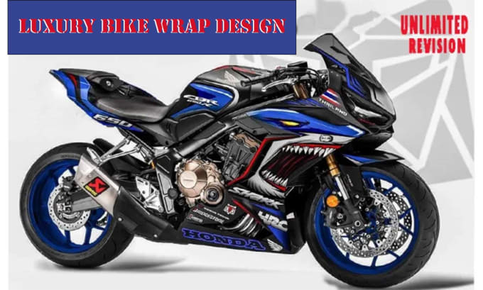 Gig Preview - Create design motorcycle streetbike wrap design for you