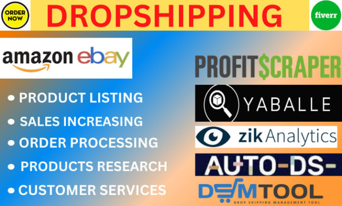 Gig Preview - Do amazon to ebay dropshipping listings