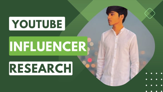 Gig Preview - Find best youtube influencers for influencer marketing