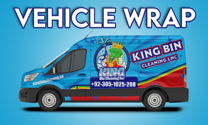 Gig Preview - Attractive an awesome vehicle wrap, car wrap racing wrap food truck wrap design