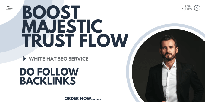 Gig Preview - Increase trust flow tf 50 plus authority dofollow SEO backlinks