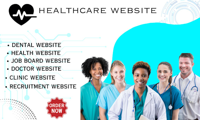 Gig Preview - Create healthcare website, clinic, recruitment job board staffing agency website