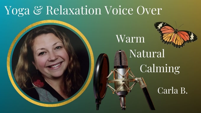 Gig Preview - Provide voice over for your relaxation, yoga, or mediation project