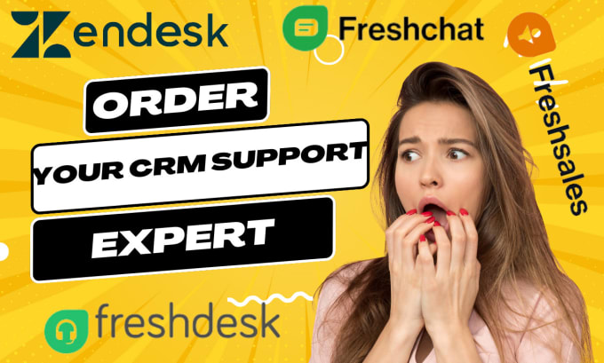 Gig Preview - Setup freshdesk zendesk freshsales freshworks shopify chatbot intercom flows CRM