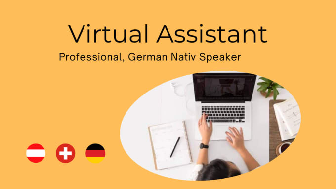 Gig Preview - Be your german virtual assistant