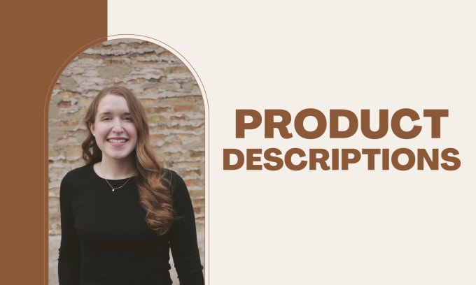 Gig Preview - Write product descriptions for shopify, amazon, or etsy