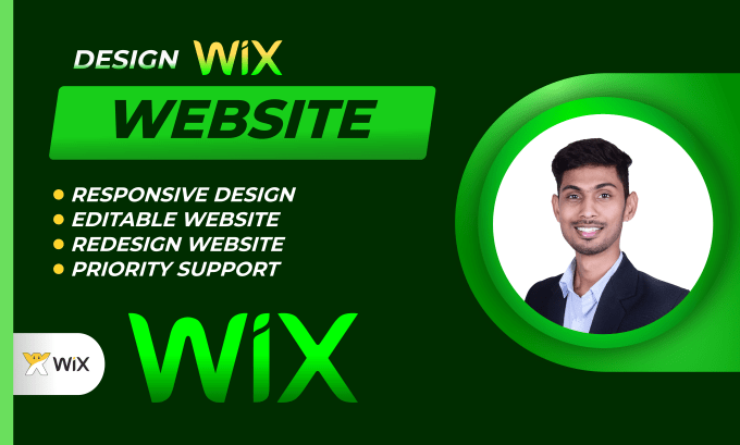 Gig Preview - Do wix website development and design or redesign wix web