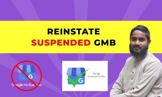 Gig Preview - Reinstate suspended google business profile, fix disabled gbp, gmb listing