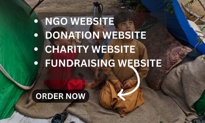 Bestseller - charity website, ngo website, fundraising website, donation website