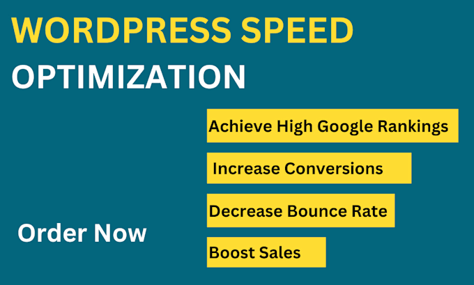 Gig Preview - Do wordpress speed optimization and fix core web vitals to increase speed