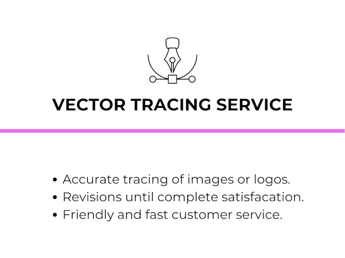 Bestseller - do manual and accurate vector tracing of a logo or an image