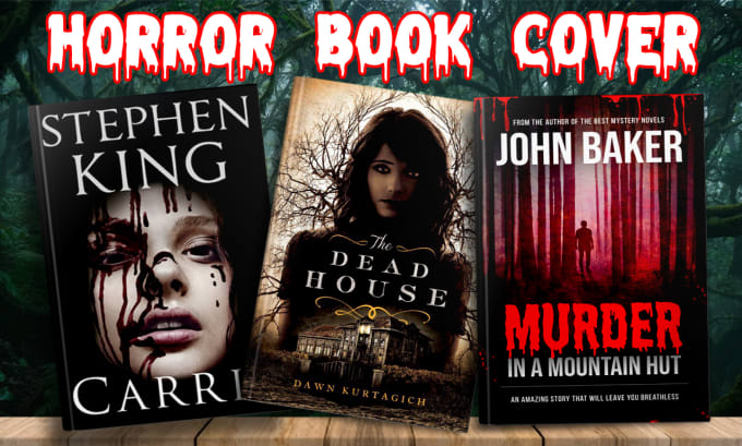 Gig Preview - Design horror book cover, sci fic cover and ebook cover in just 3 hours