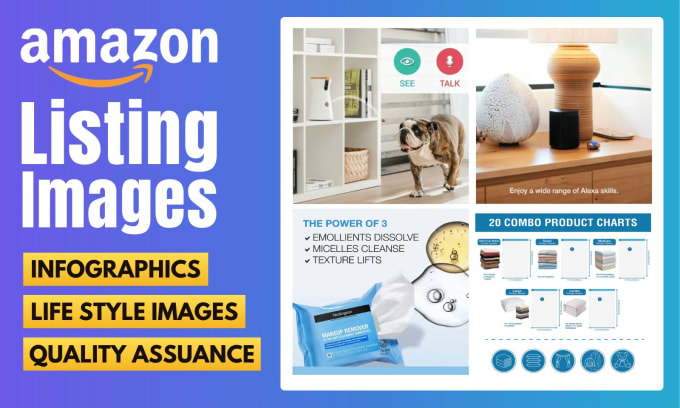 Gig Preview - Design amazon product infographic, amazon product listing images