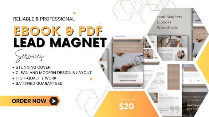 Gig Preview - Write and design your PDF lead magnet, workbook, ebook design, checklist