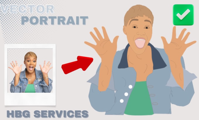 Gig Preview - Make vector portrait of your image