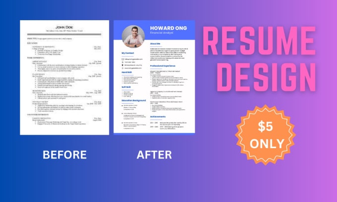 Gig Preview - Design professional cv or resume in canva