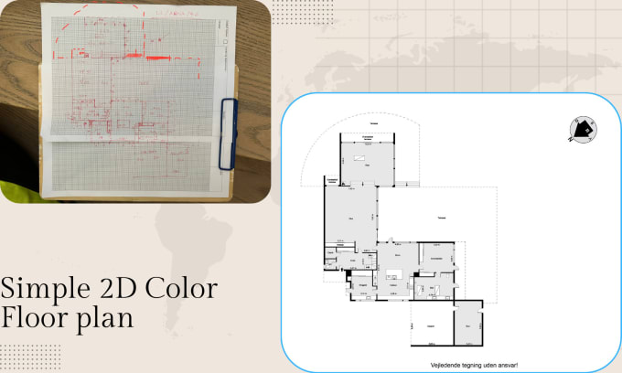 Gig Preview - Create an exquisite 2d floor plan interior, exterior