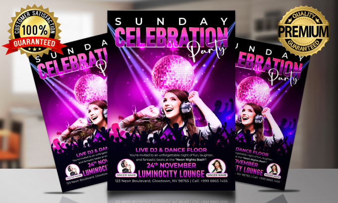 Gig Preview - Do flyer, poster, brochure, design for event, party or business