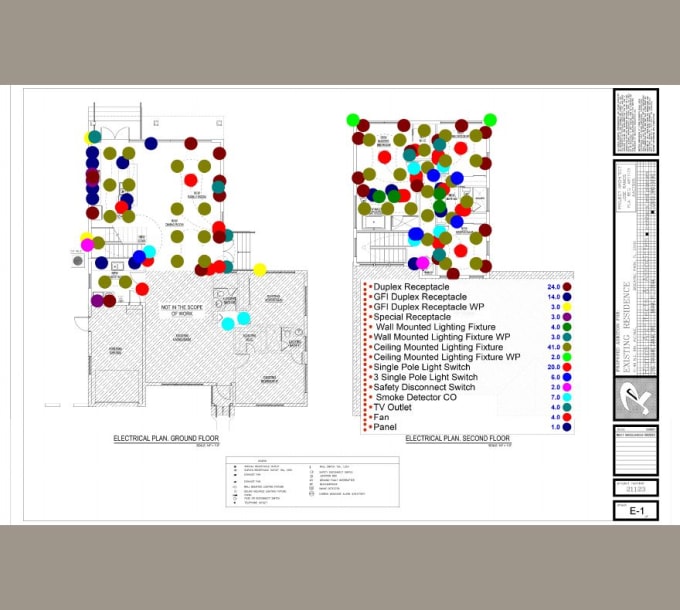 Gig Preview - Do electrical take off and cost estimation