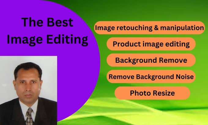 Gig Preview - Do best image editing, photo retouching and enhancing