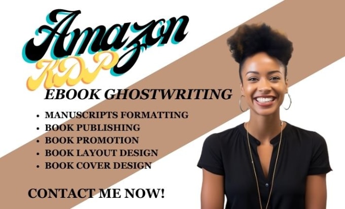 Gig Preview - Ghostwriter 30k nonfiction ebook writer ghostbook writer amazon book  publishing