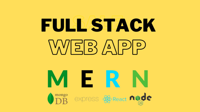 Gig Preview - Be full stack developer or mern stack developer for your full stack web app