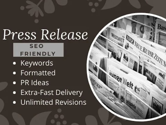 Gig Preview - Boost online presence and brand visibility with press release distribution