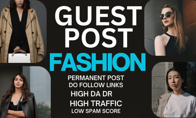 Bestseller - do fashion guest post on high da fashion blogs with authority backlinks