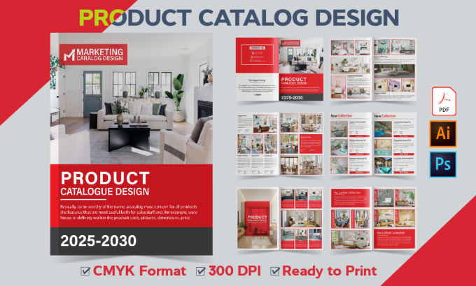 Gig Preview - Design an eye catching catalog, booklet, lookbook or any product catalog