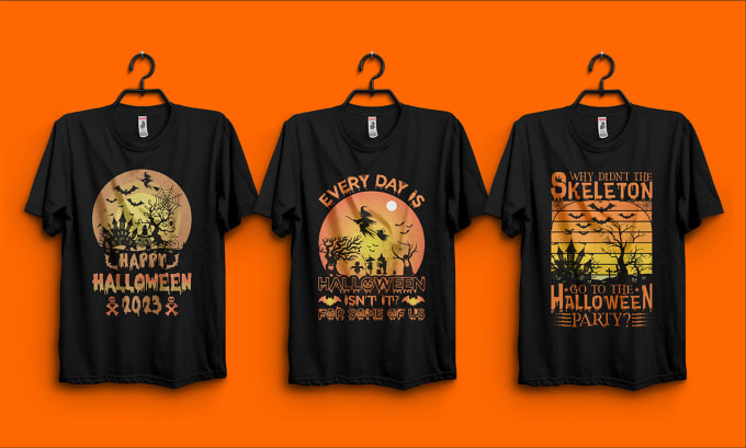 Gig Preview - Make a halloween tshirt design in only 24 hours