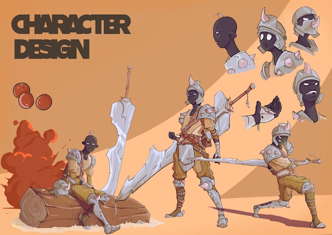 Gig Preview - Do your concept art ,illustration and character design for you