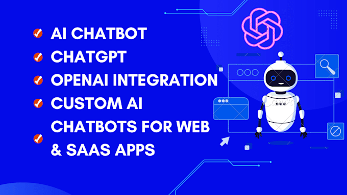 Gig Preview - Create ai chatbot with chatgpt and openai integration