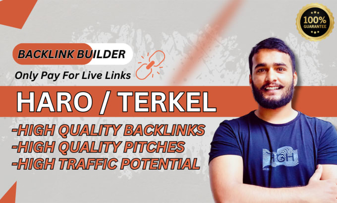 Gig Preview - Respond to haro or terkel featured queries to get backlinks