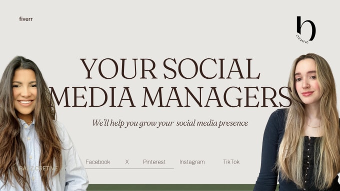 Gig Preview - Be your social media manager and content creator