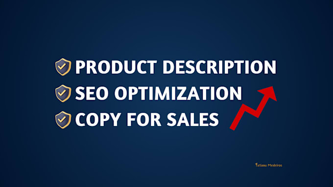 Gig Preview - Create product descriptions applying SEO and copy for sales