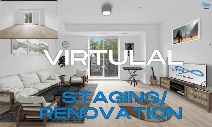 Gig Preview - Do modern virtual staging, virtual renovation for real estate