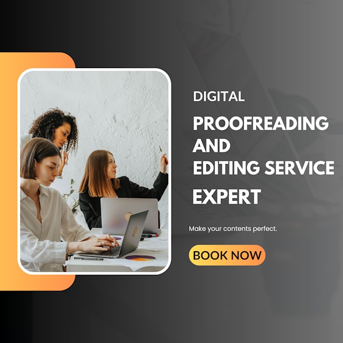 Gig Preview - Expert proofreading and editing for flawless documents