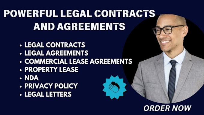 Gig Preview - Draft powerful legal contracts, legal agreements and commercial lease agreements