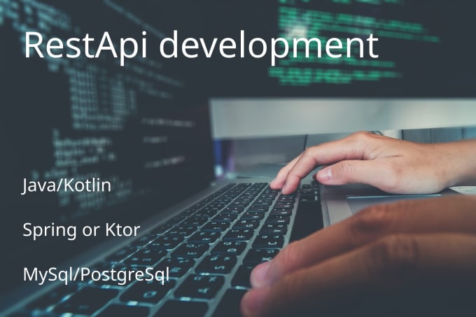 Gig Preview - Create rest API using java or kotlin